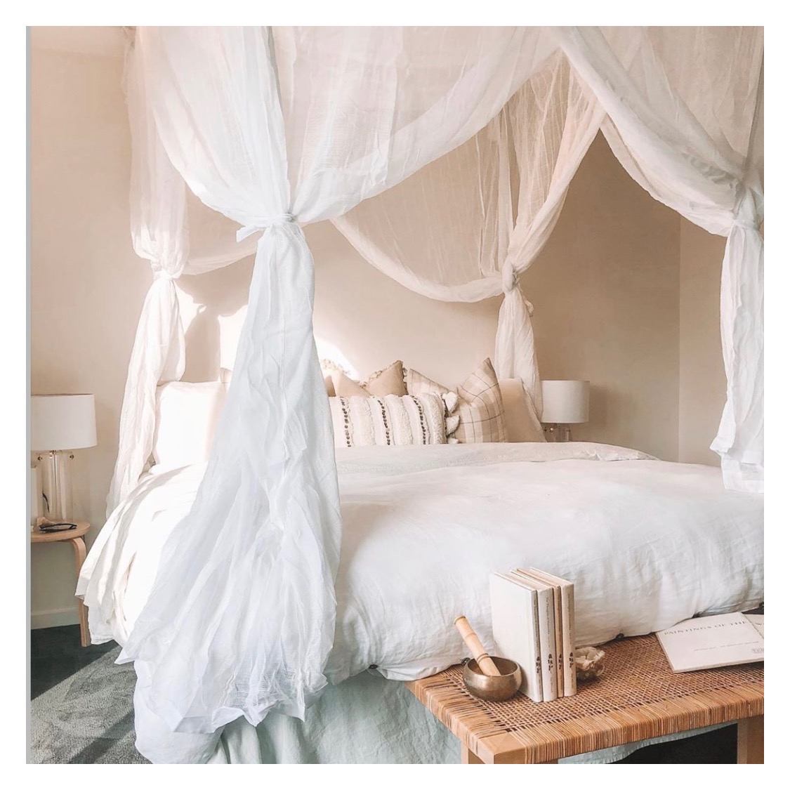 Bed netting clearance