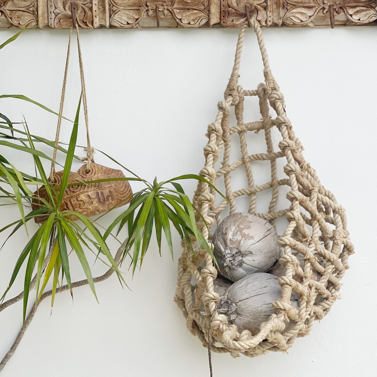 Chunky Rope Basket Bag - Maison & Maison