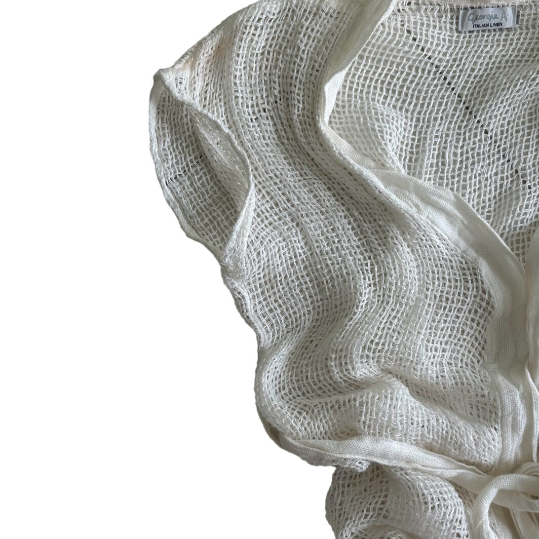 Netta Mid Length Duster - Bianco - Image 3