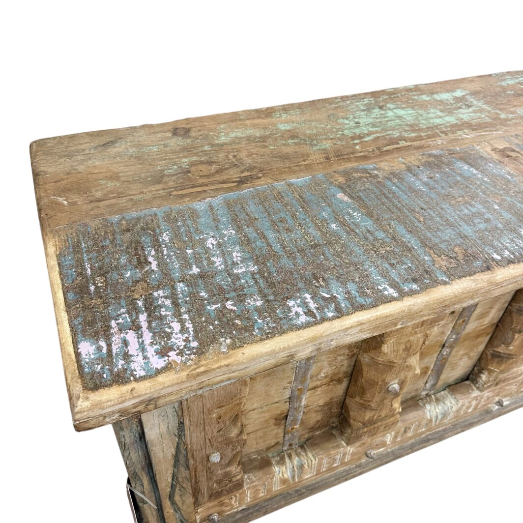 Bleached Top Lift Indian Console - Image 2