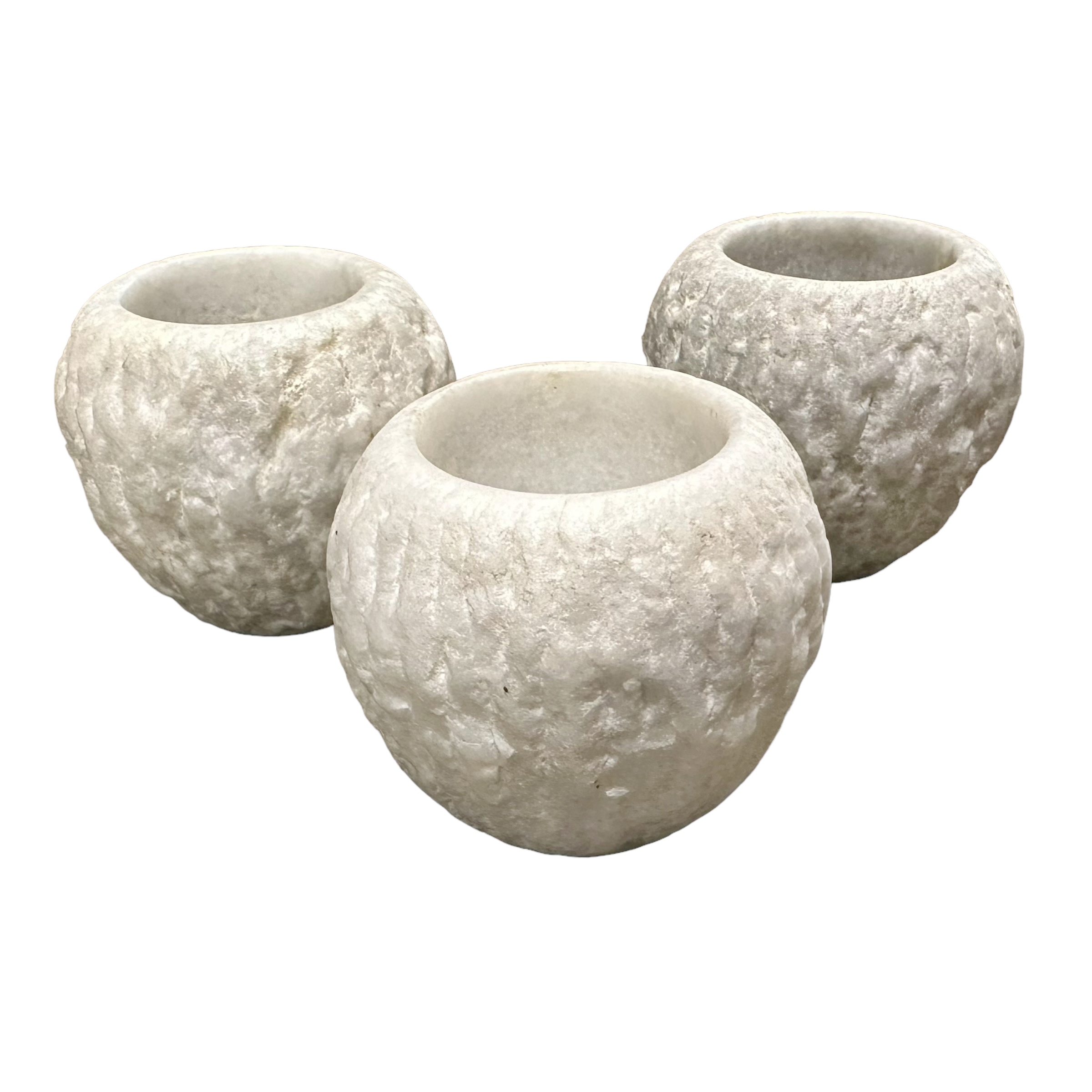 Textured Stone Tea Light Holder