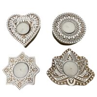 Print Block Tealight Holders