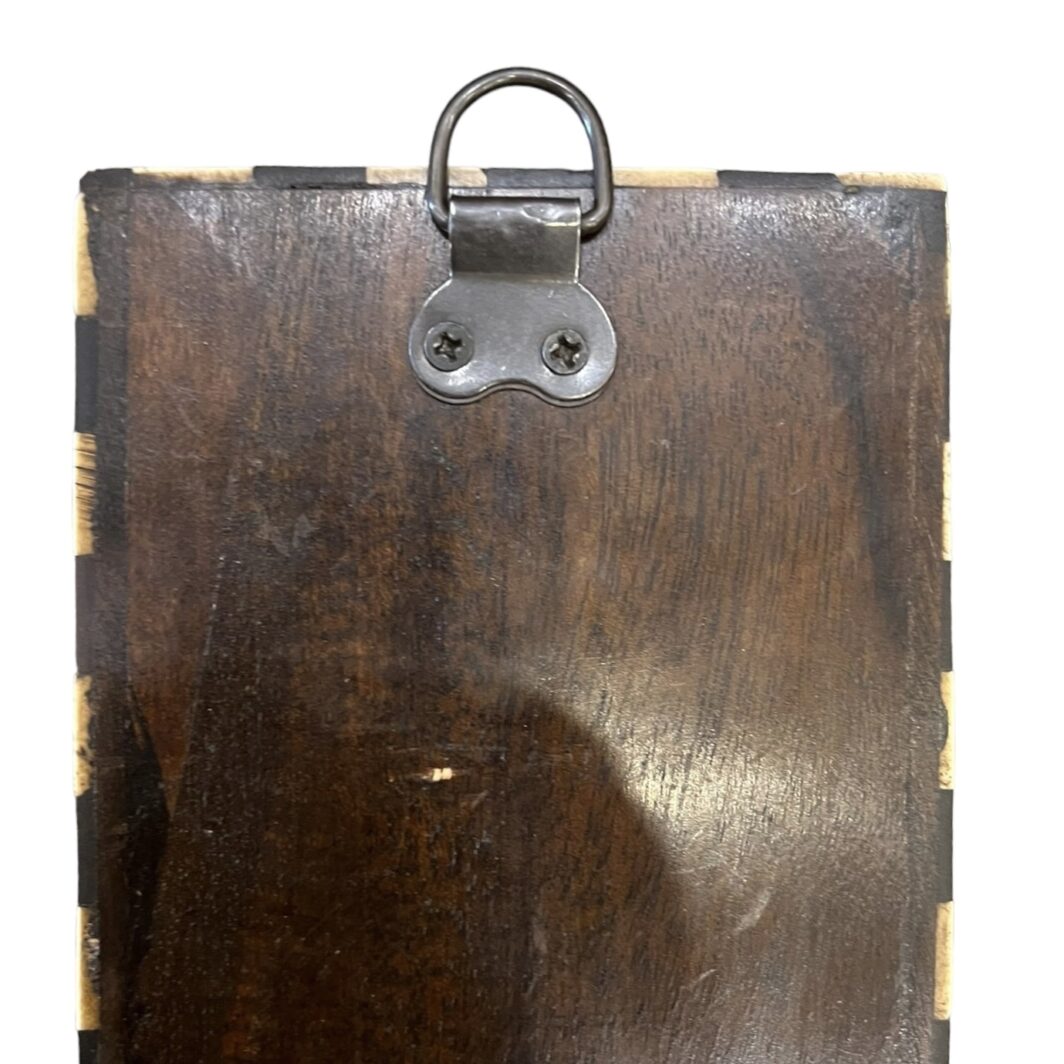 Indian Bone Inlay & Timber Cross - Image 4