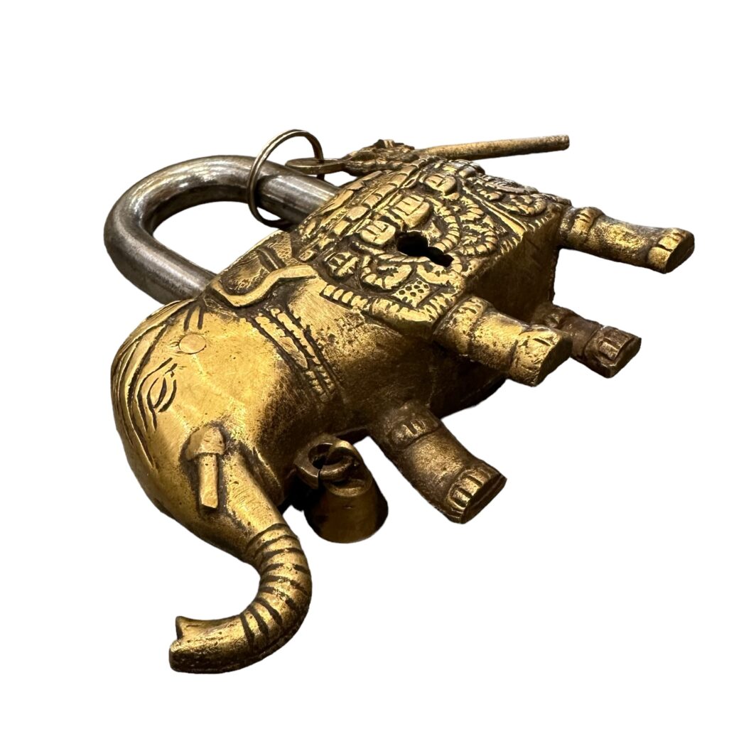 Indian Brass Padlock - Image 8