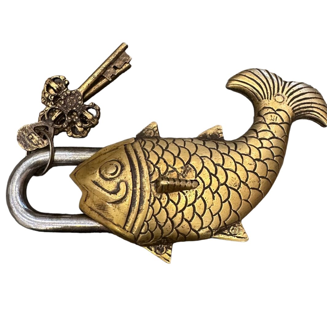 Indian Brass Padlock - Image 4