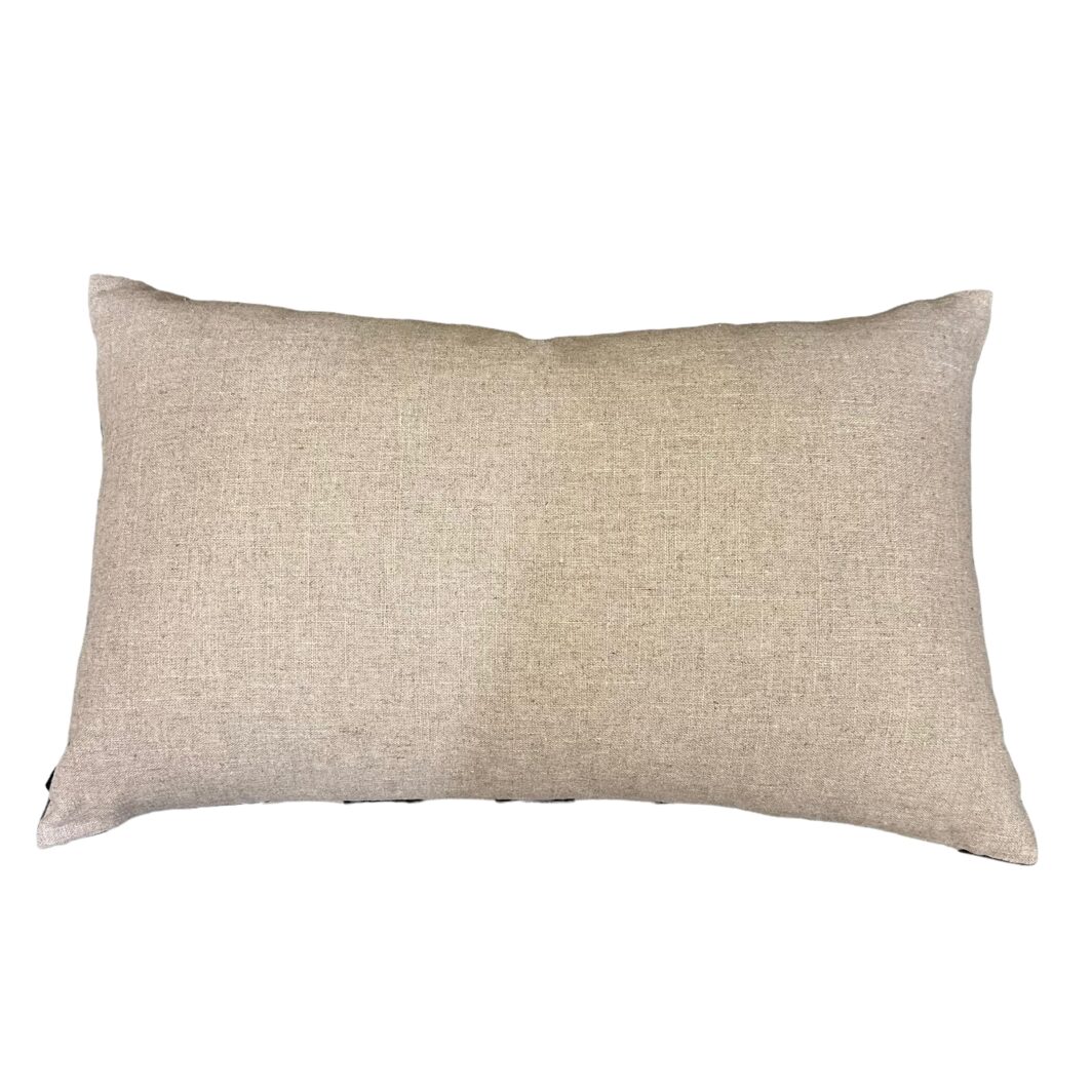 'Etro' Striped Lumbar Cushion - Toffee - Image 2