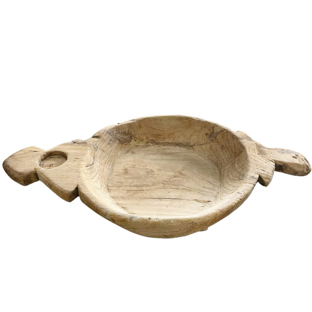 Bleached Indian Parat Bowls - 3