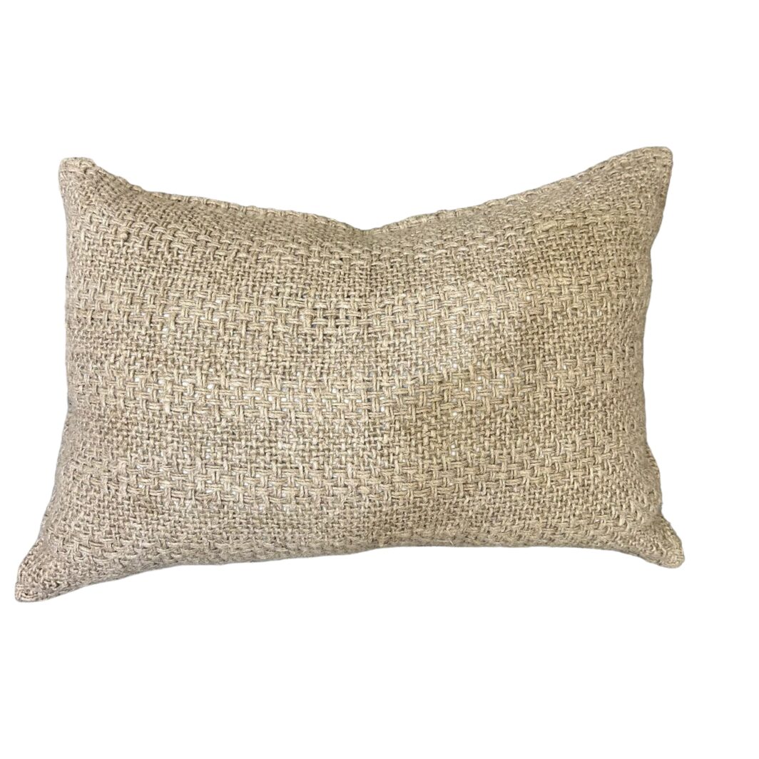 'Detante' Hand Loomed Linen Lumbar 60cm x 40cm