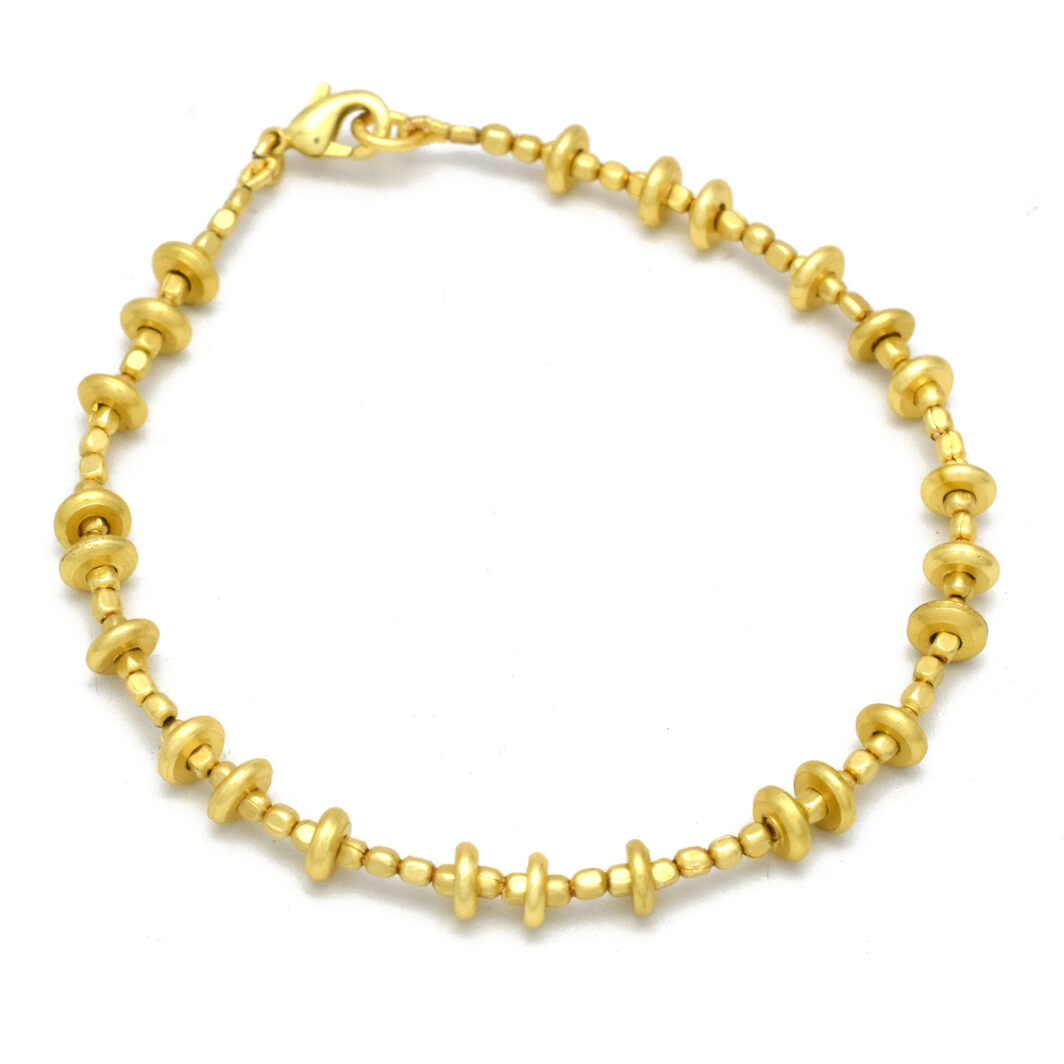 Gold Beaded Bracelet