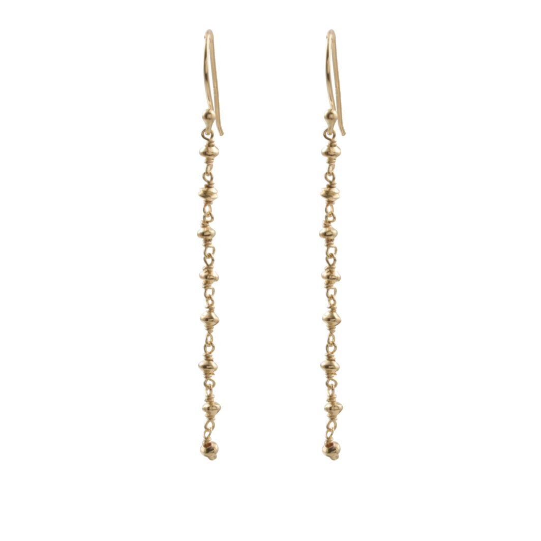 Gold Chain Drop Earrings