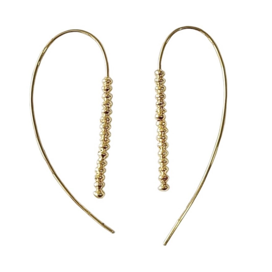 Gold 'Shot' Earrings