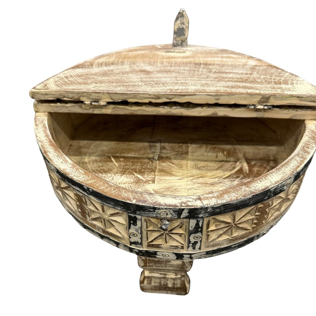 Mini Indian Grinder with Lid - Image 4