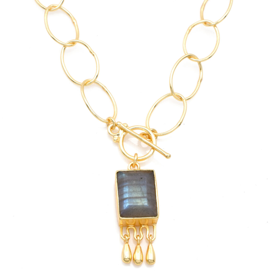 Labradorite Pendant Necklace - Image 2