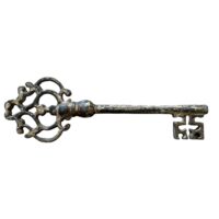 Large Decorative Iron Key - Image 2