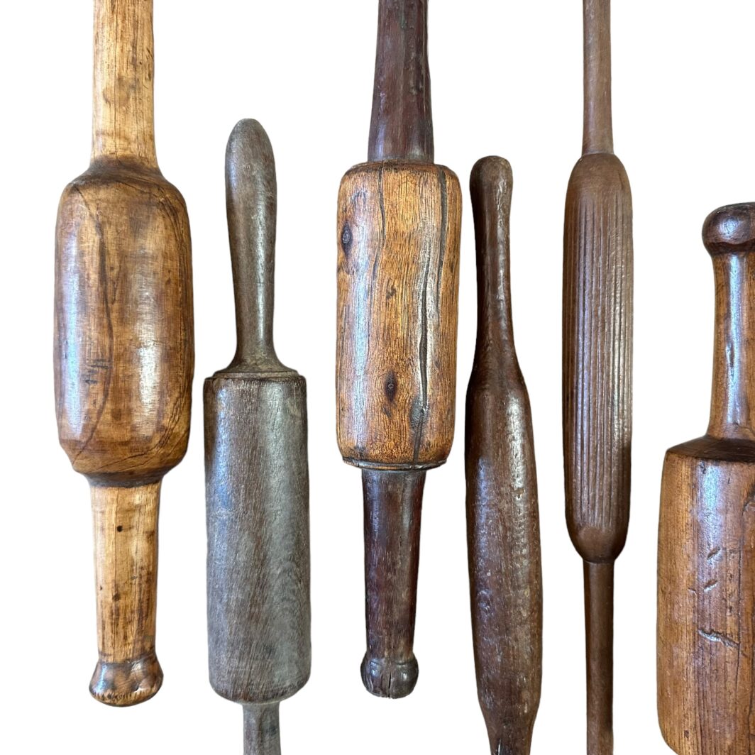 Vintage Rolling Pins - Dark Timber - Image 4
