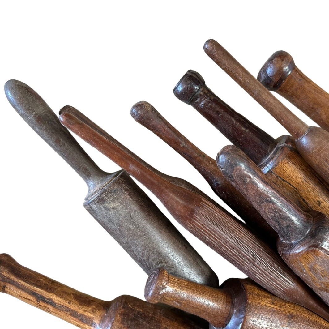 Vintage Rolling Pins - Dark Timber - Image 3