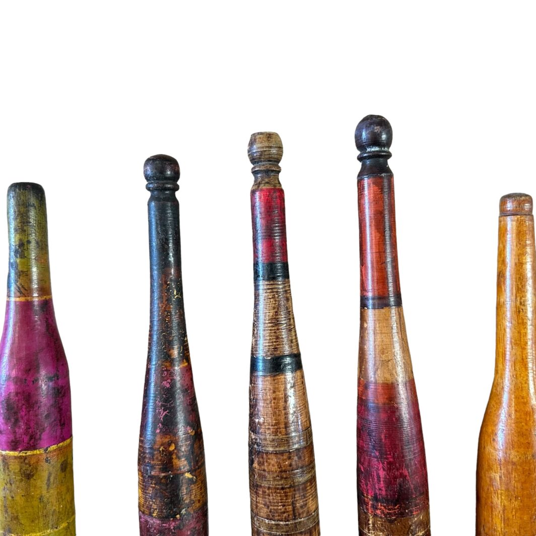Vintage Rolling Pins - Brightly Painted - Image 2