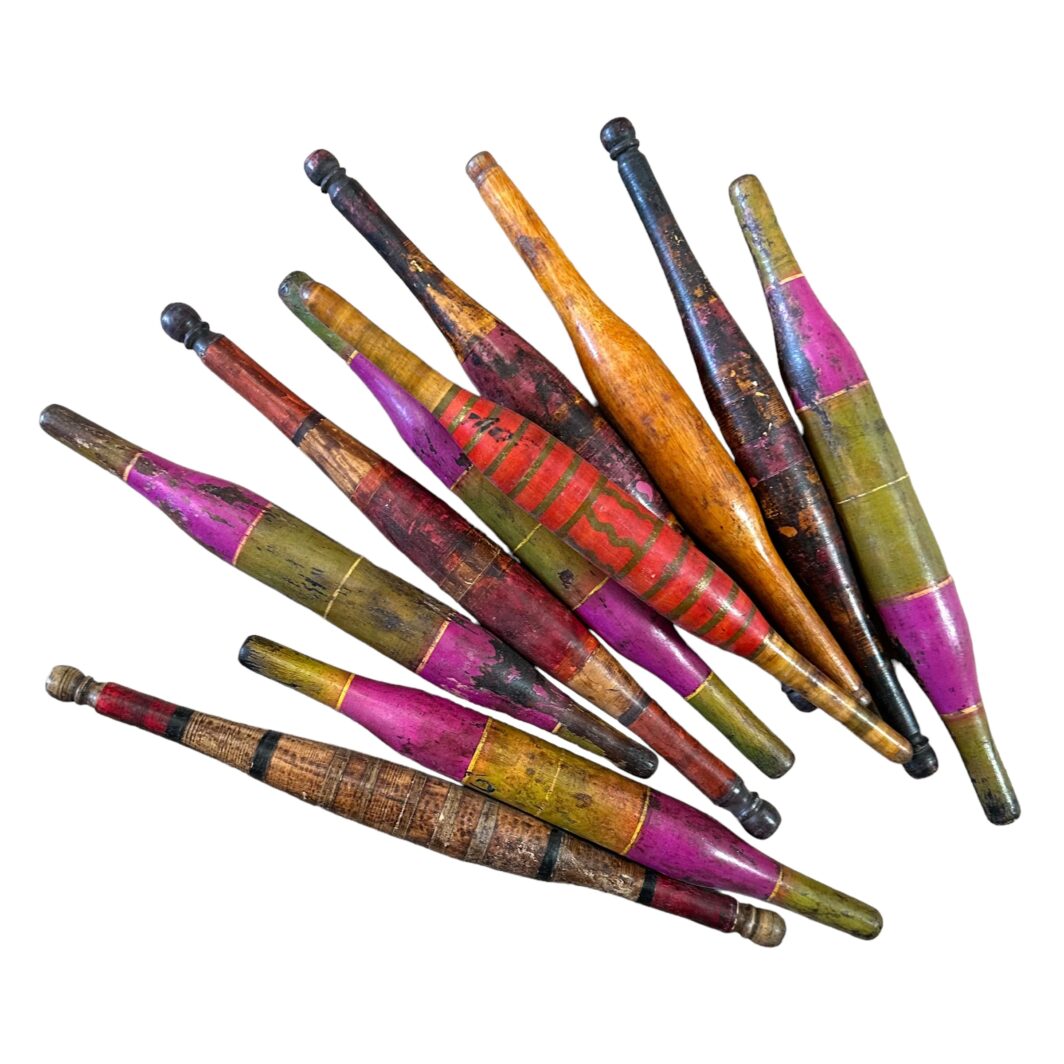 Vintage Rolling Pins - Brightly Painted