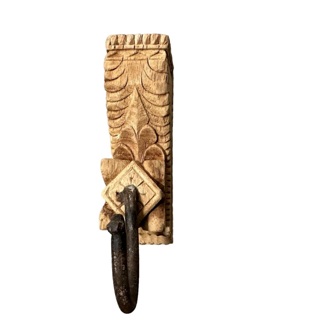Carved Indian Wall Hook - Image 2