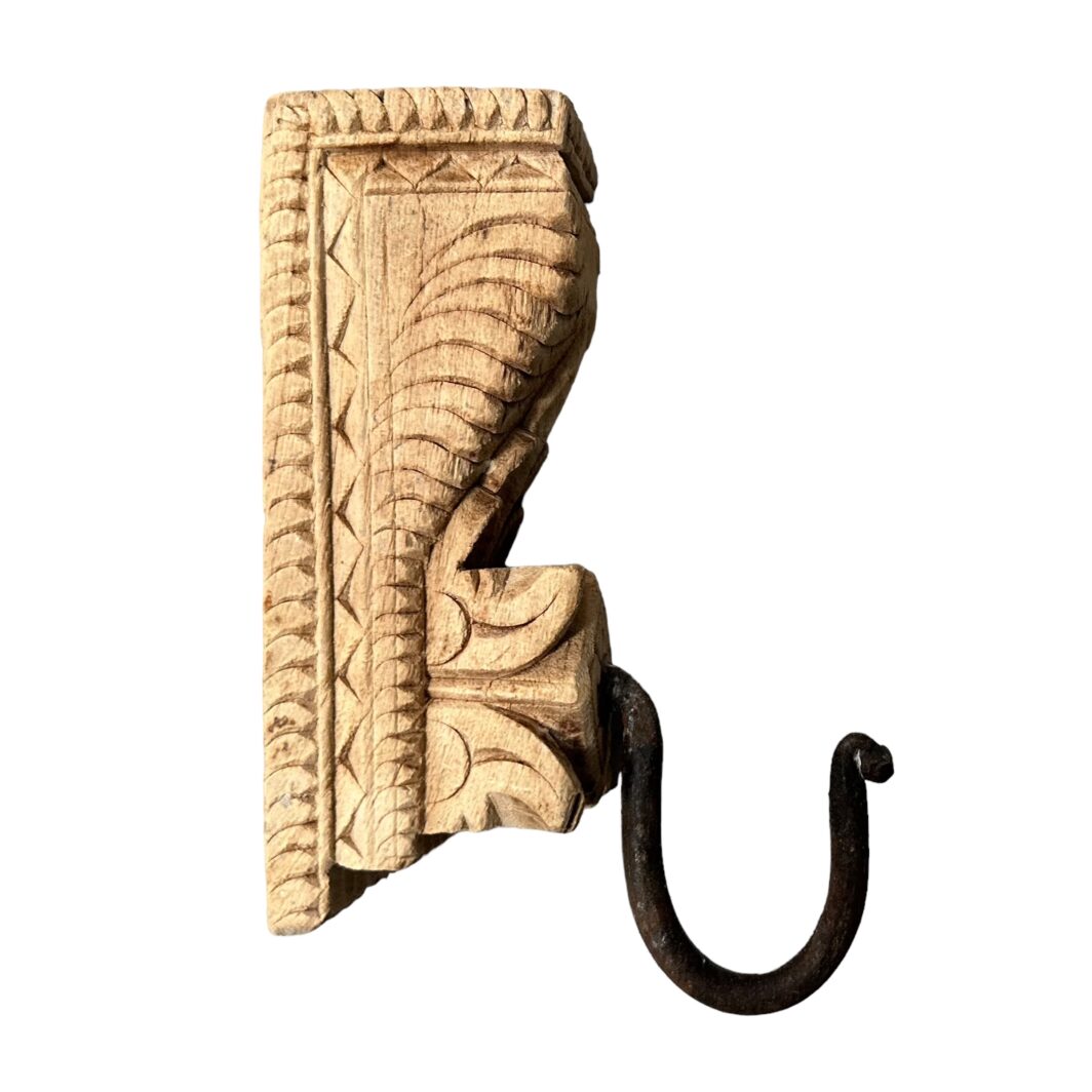 Carved Indian Wall Hook - Image 3