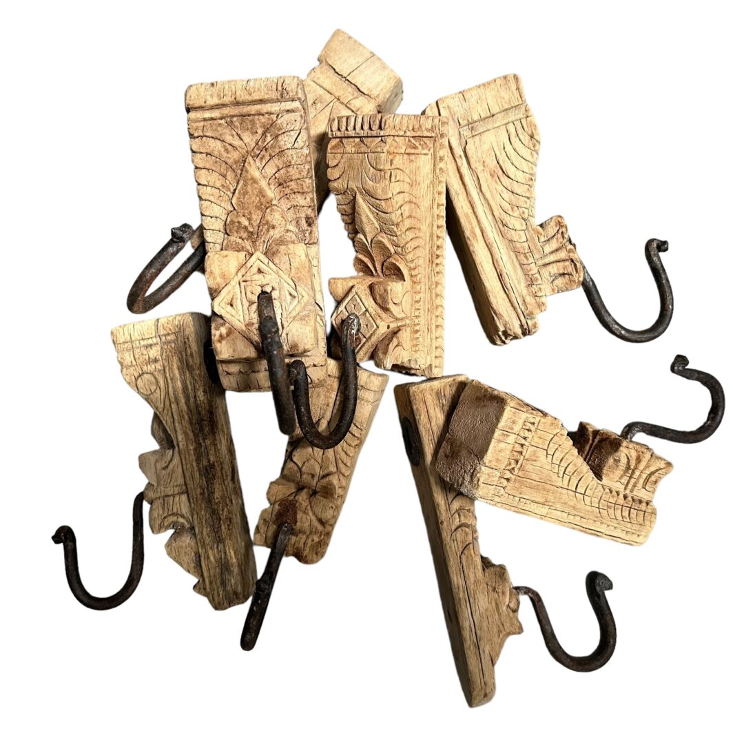 Carved Indian Wall Hook - Image 5