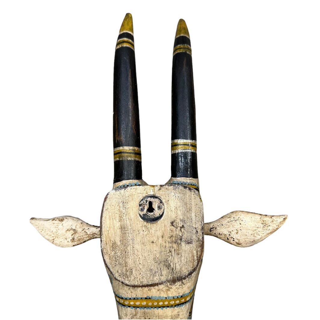 Hand Painted Decorative Cow Head - Image 5
