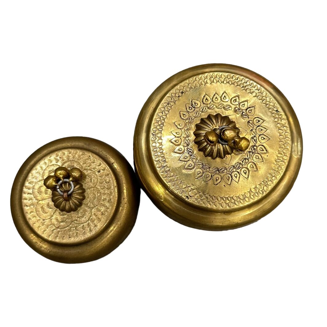 Indian Brass Box with lid - Image 5