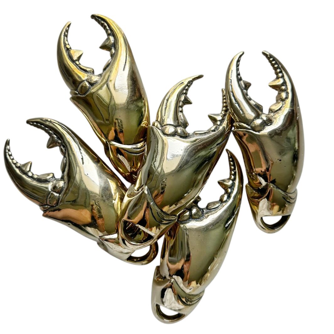 Crab Claw Bottle Opener - Brass