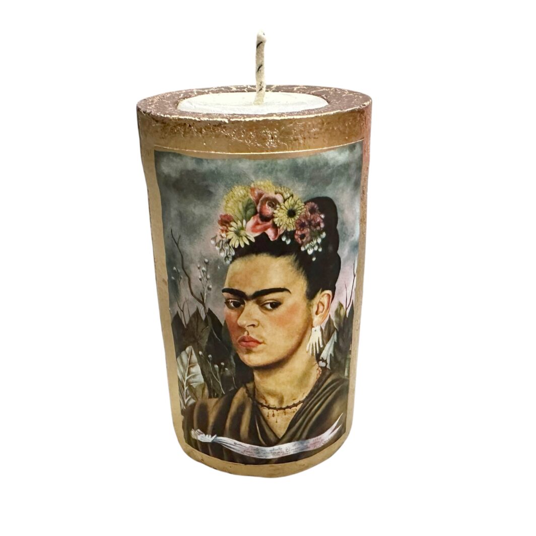 Mexican Frida Kahlo Candle - Image 2
