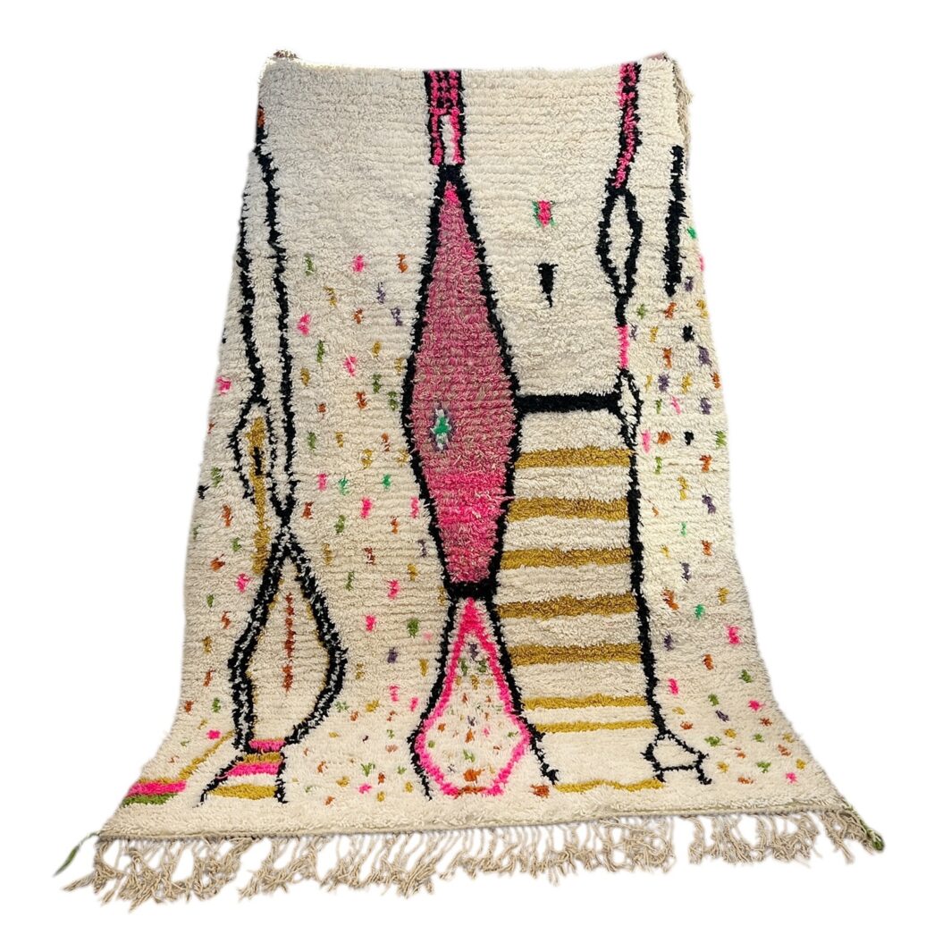 Azalil Moroccan Rug - Razz