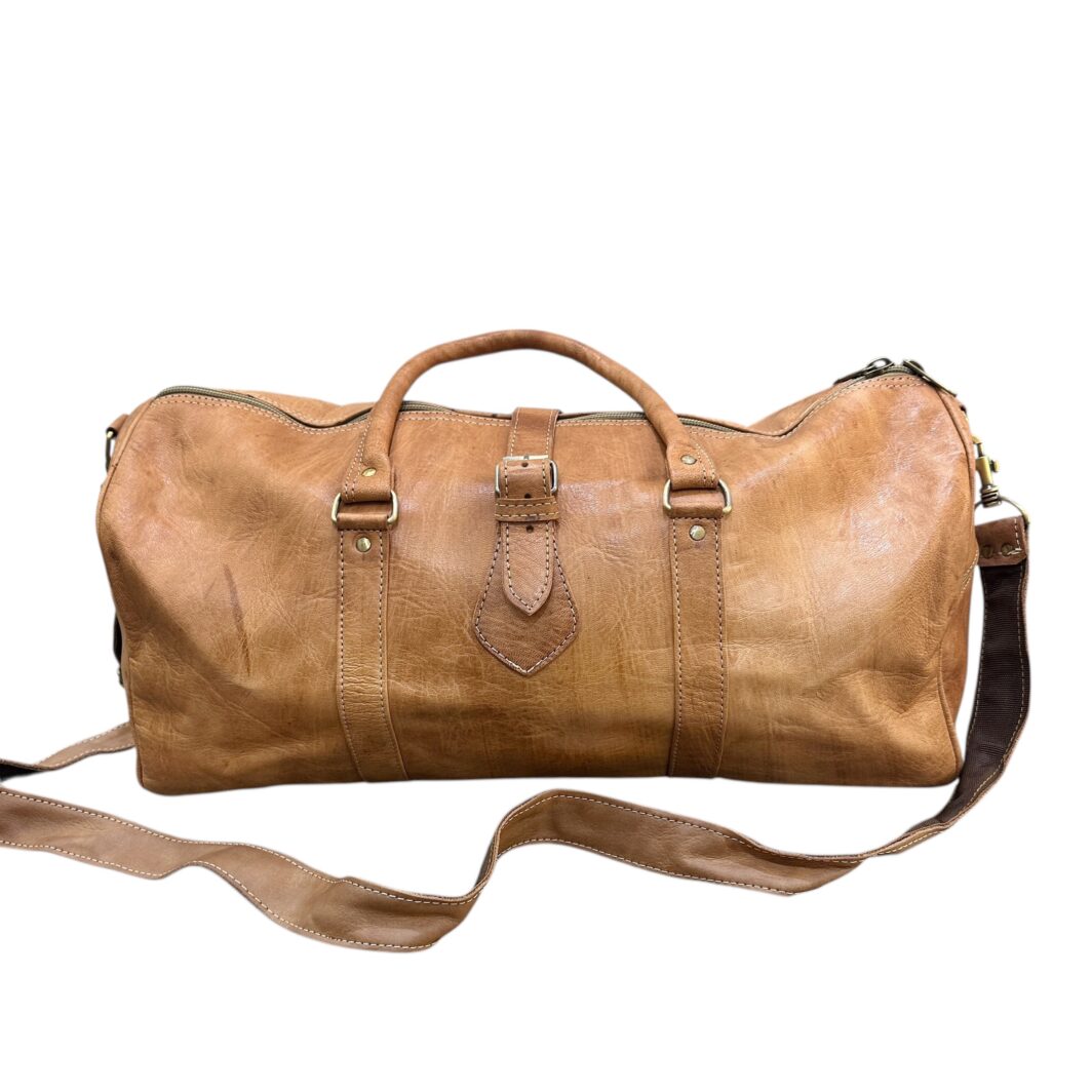 Moroccan Leather Weekend Bag