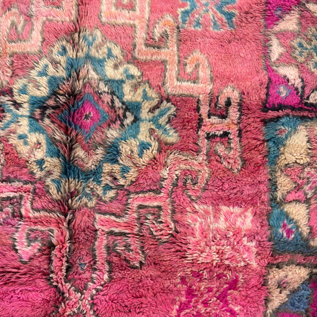 Vintage Boujad Runner - 'Petunia - Image 2