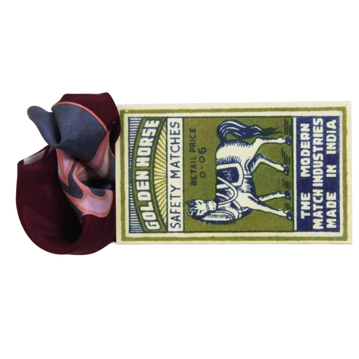 Agami Bordeaux Scarf - Mini - Image 2