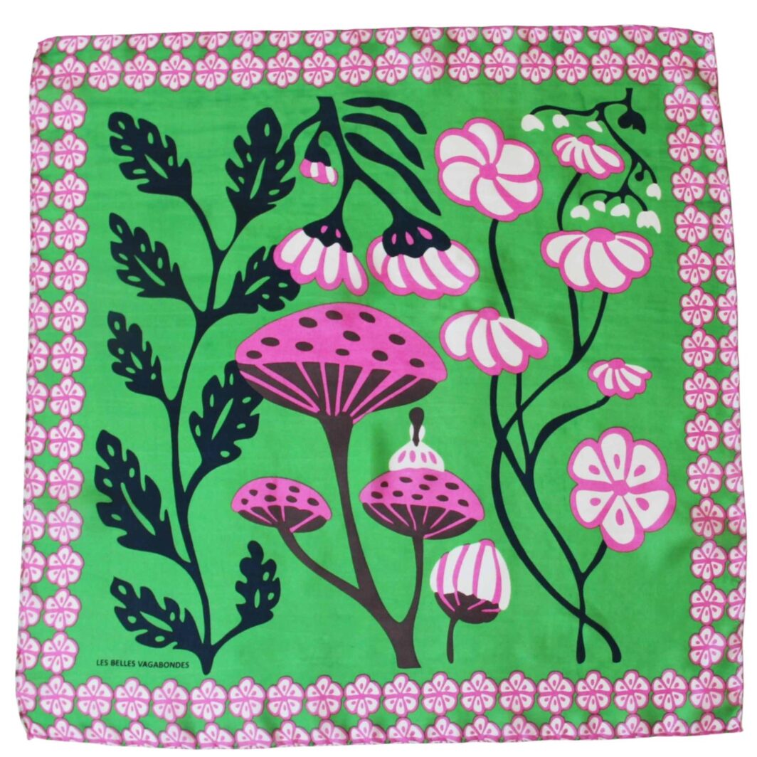 Alice Vert Green Scarf - Mini