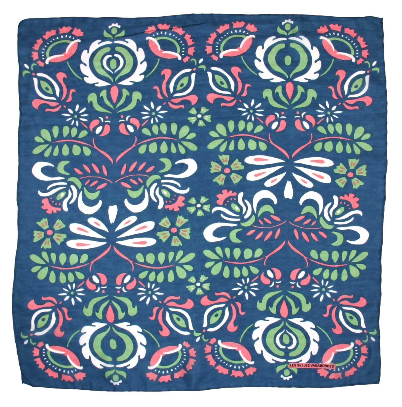 Yulia Marine Navy Scarf - Mini