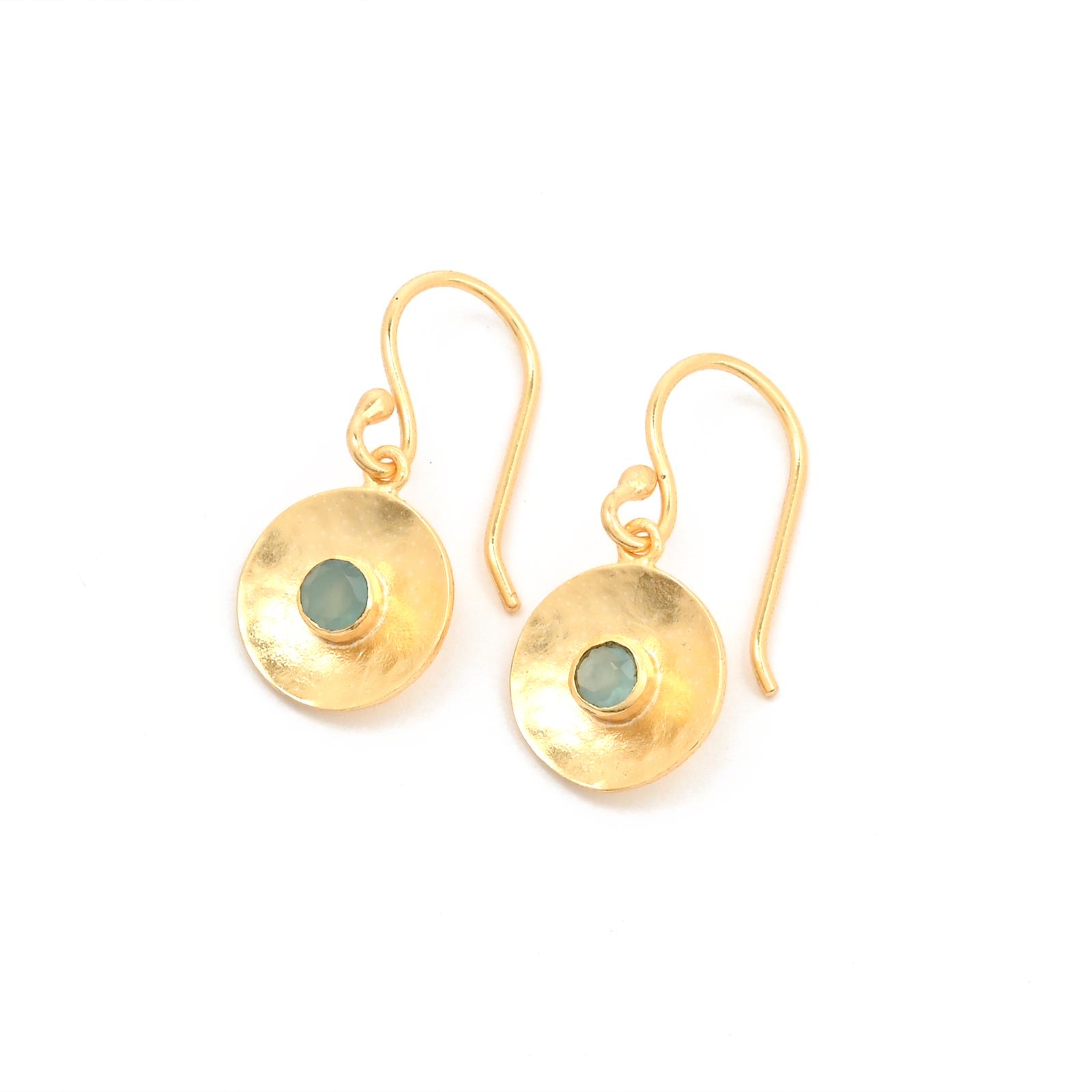 Gold Halo - Blue Chalcedony - Image 2
