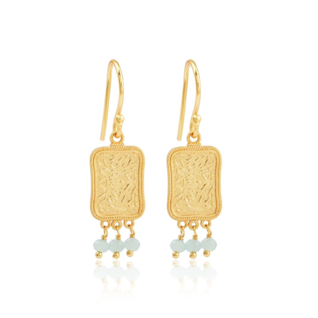 Temple Drops - Blue Chalcedony