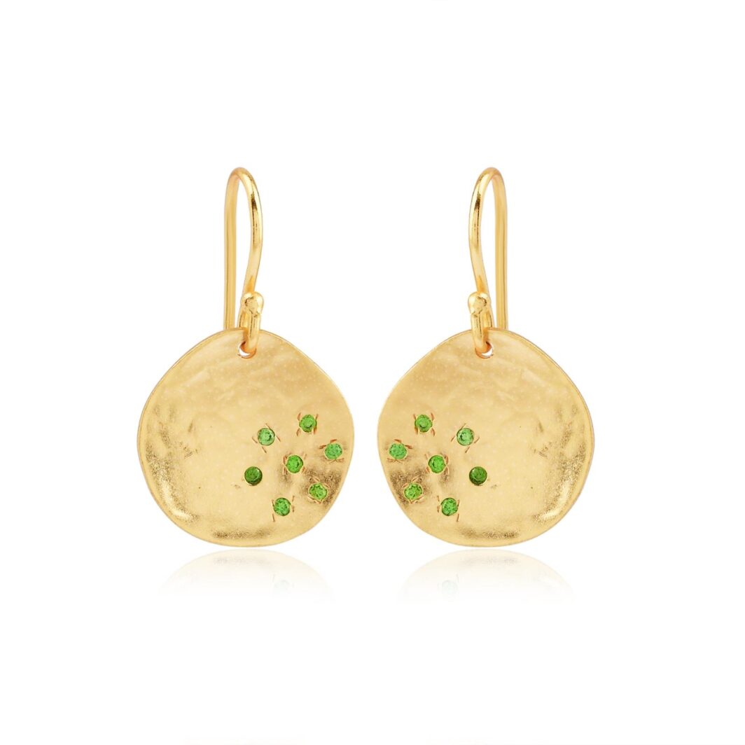 Starry Night Disk - Emerald Green