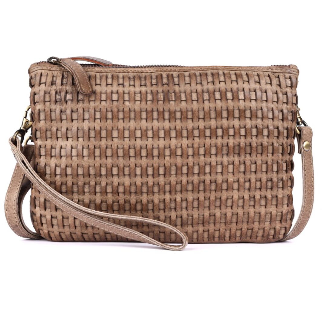 Woven Leather Bag - Wyona