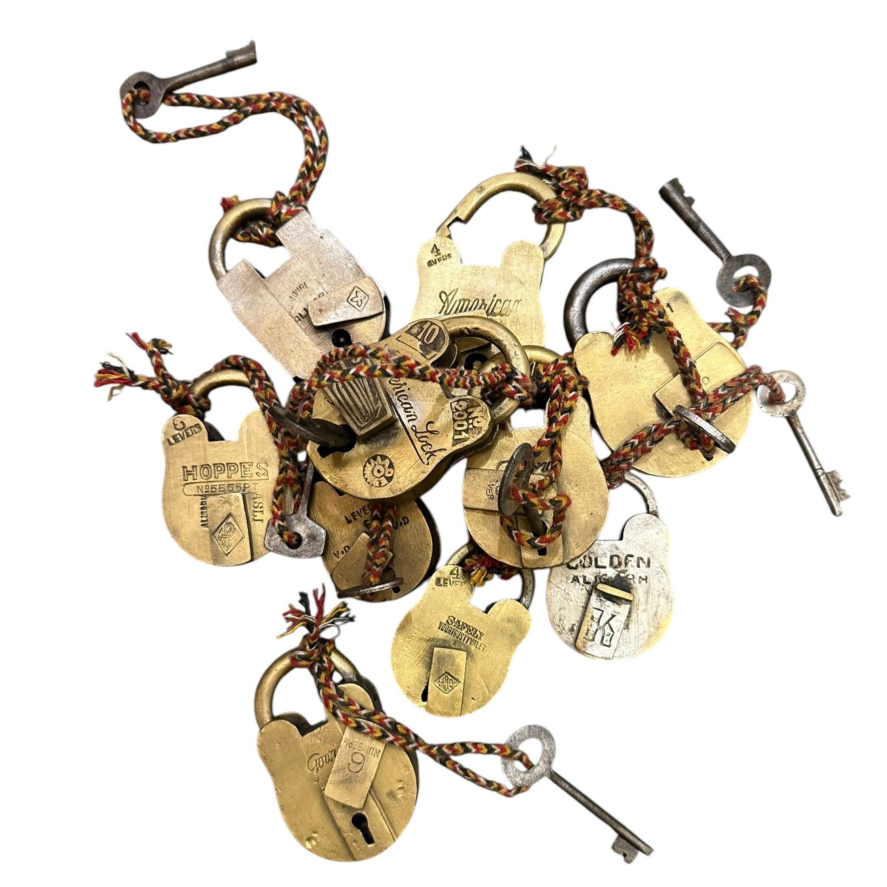 Brass Vintage Padlocks - Image 3