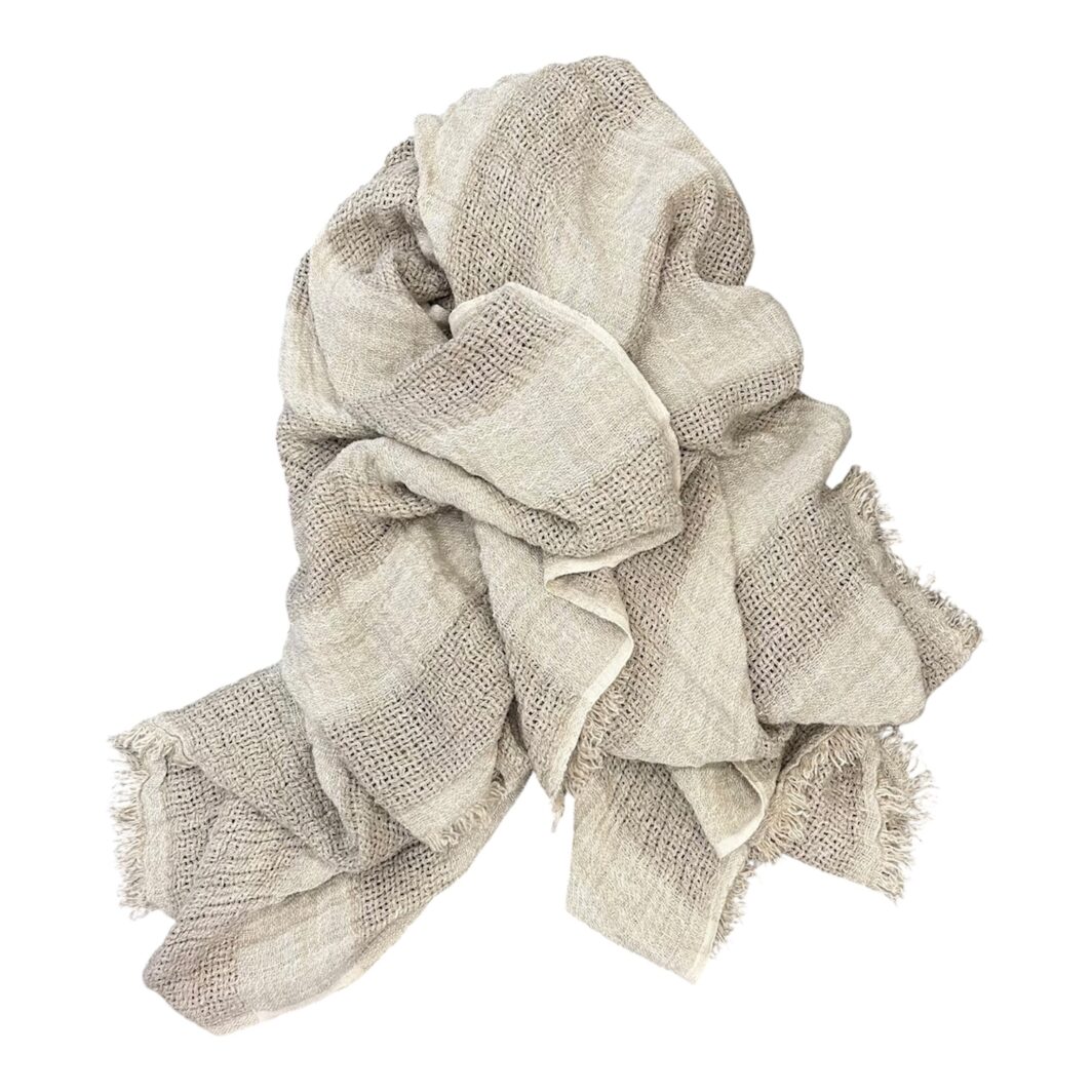Ombre Linen Throw