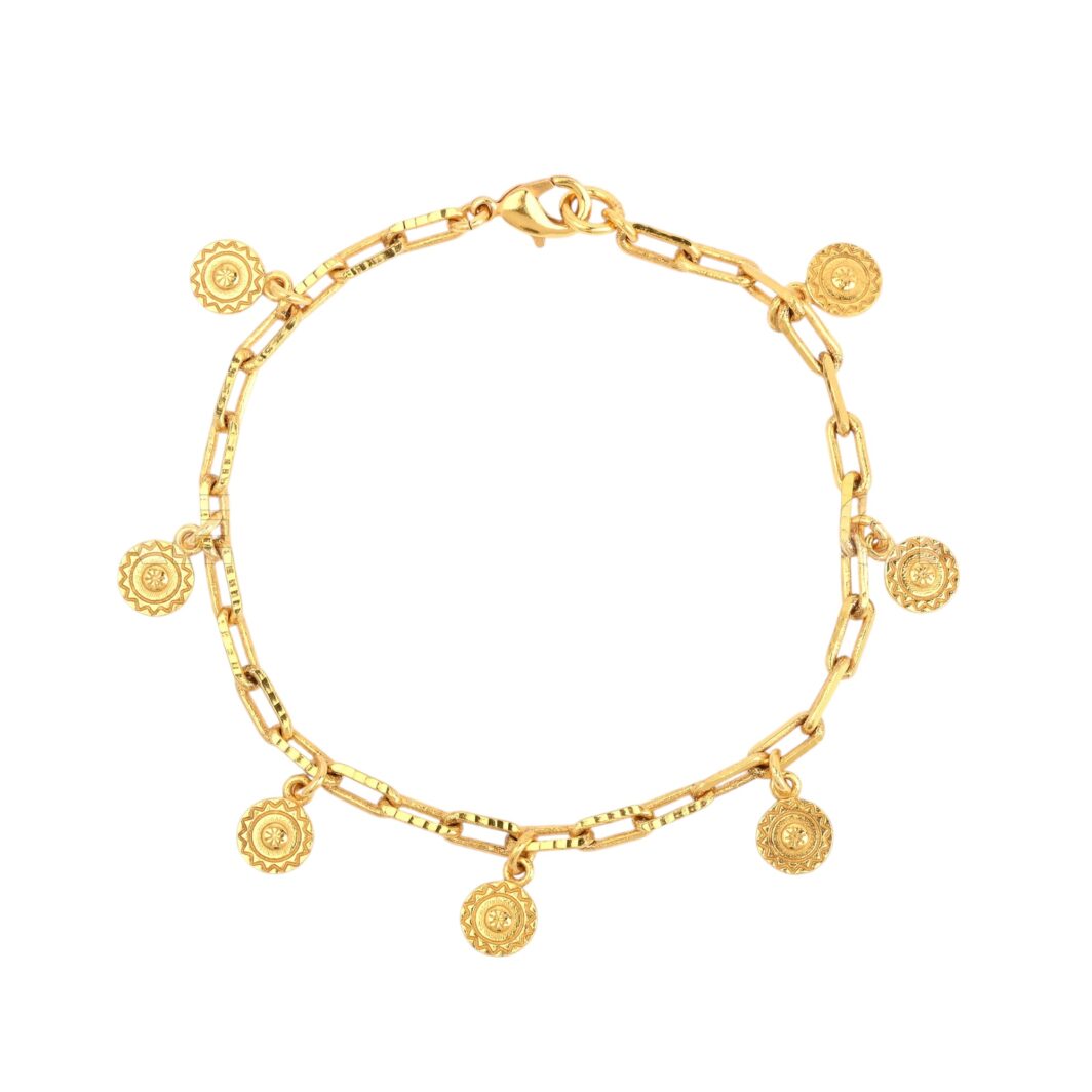 Santorini Coin Bracelet