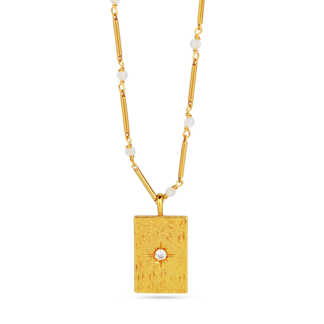 The Valencia White Rainbow Necklace