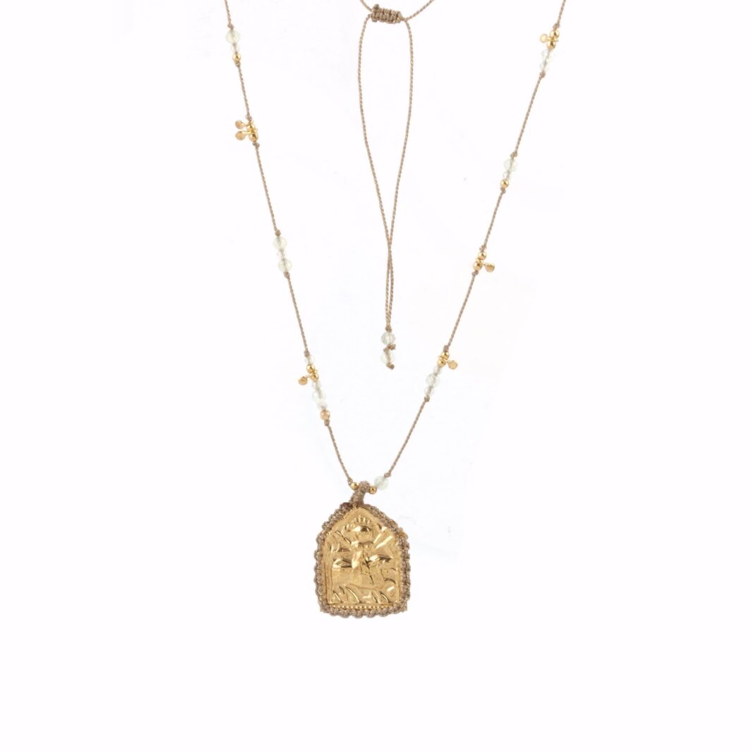 Warrior Pendant - small with stones