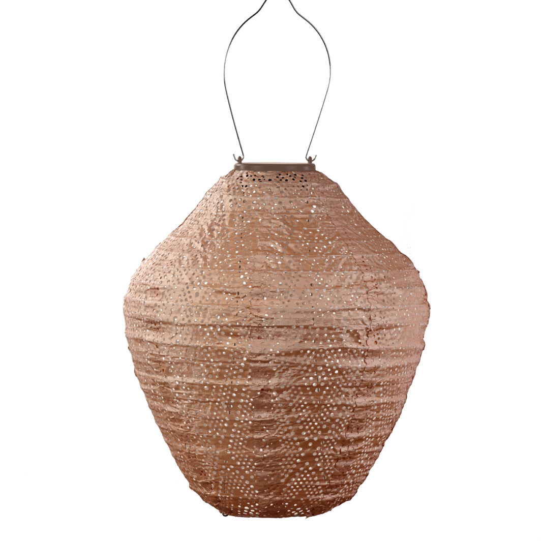 Jar Solar Lantern - Pink