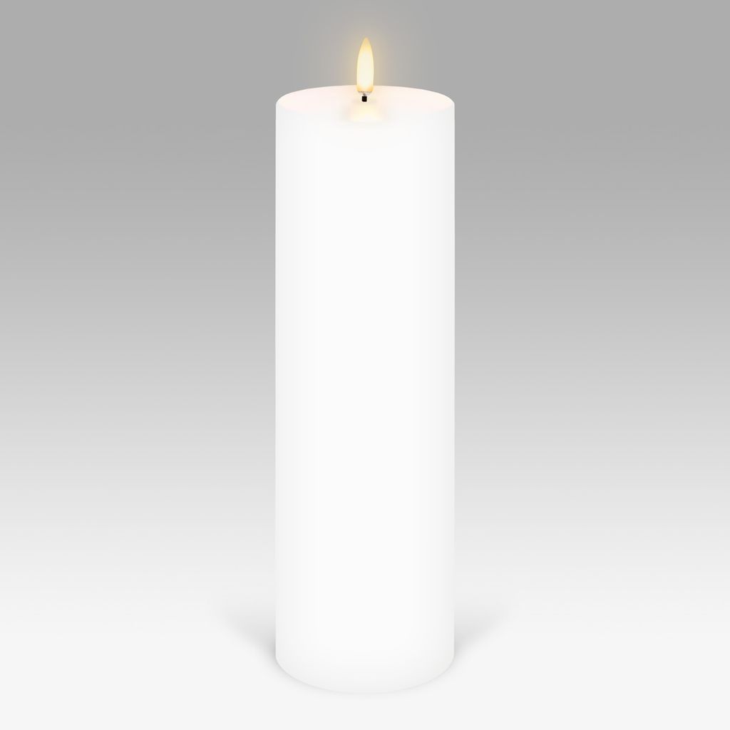 Uyuni Pillar Candles White - Extra Tall