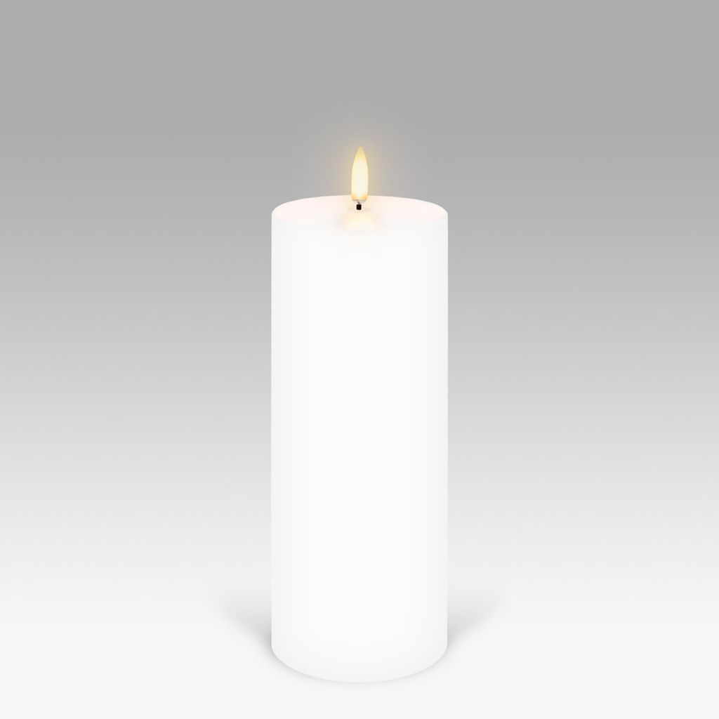 Uyuni Pillar Candle White - Tall