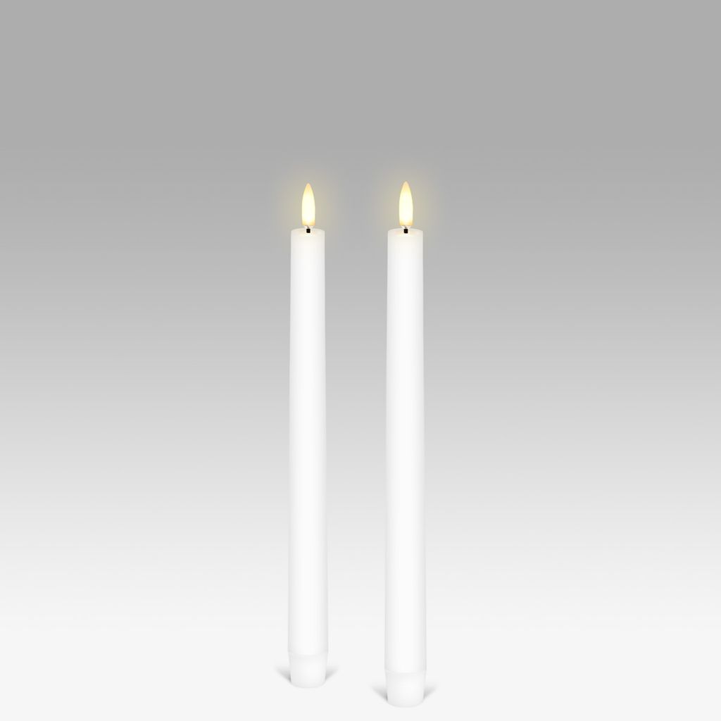 Uyuni Taper Candles White - Tall