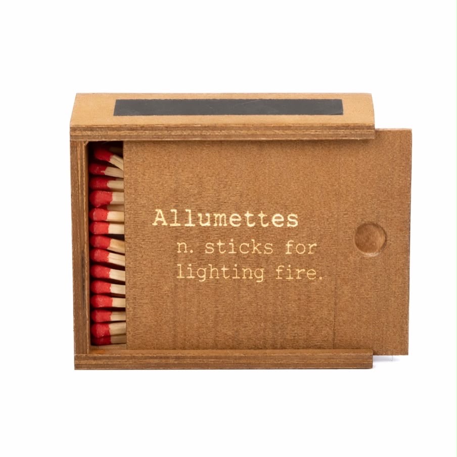 Matches - Wooden Box